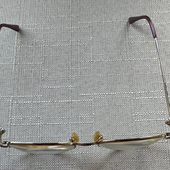Vintage Laura Ashley Women Eyeglasses Frame LYDIA Gold Tone Glasses Made in Japa main image 7